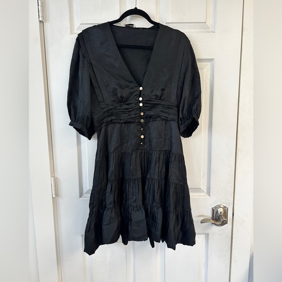 Mylene Satin Mini Dress - Picture 2 of 4